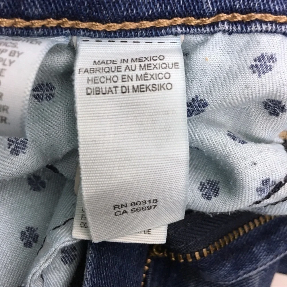 LUCKY BRAND Jeans Bridgette Skinny Ankle Candiani Denim Fabric Milan Size 2 / 26